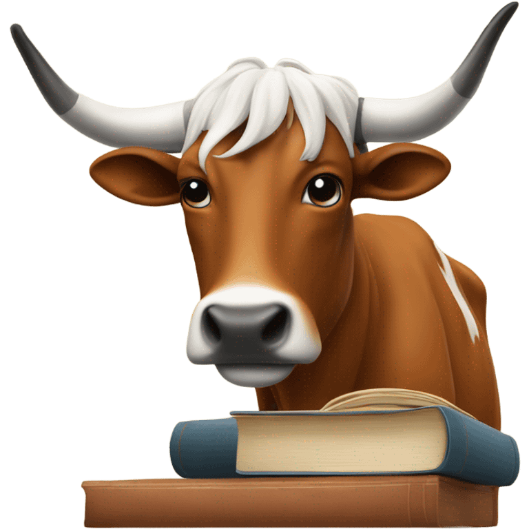 longhorn in a classr emoji