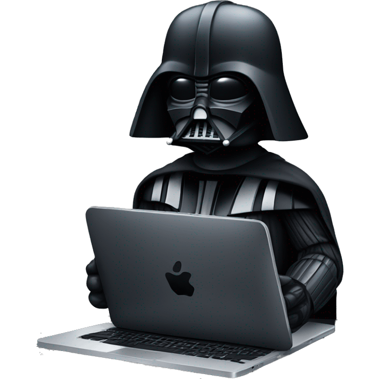 darth vader with laptop emoji