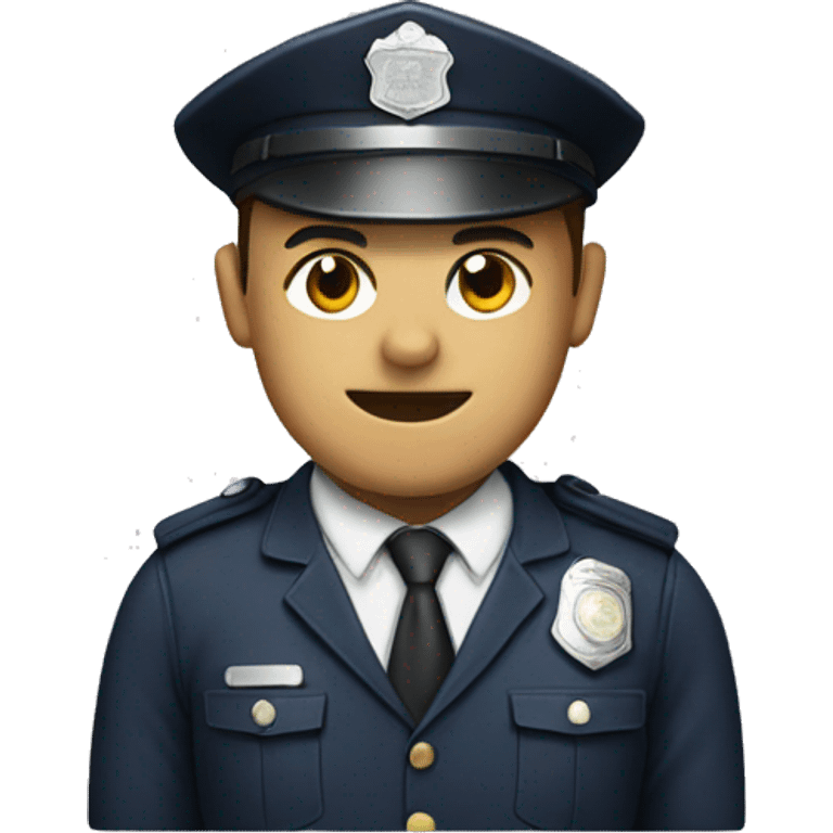 police with white hat emoji