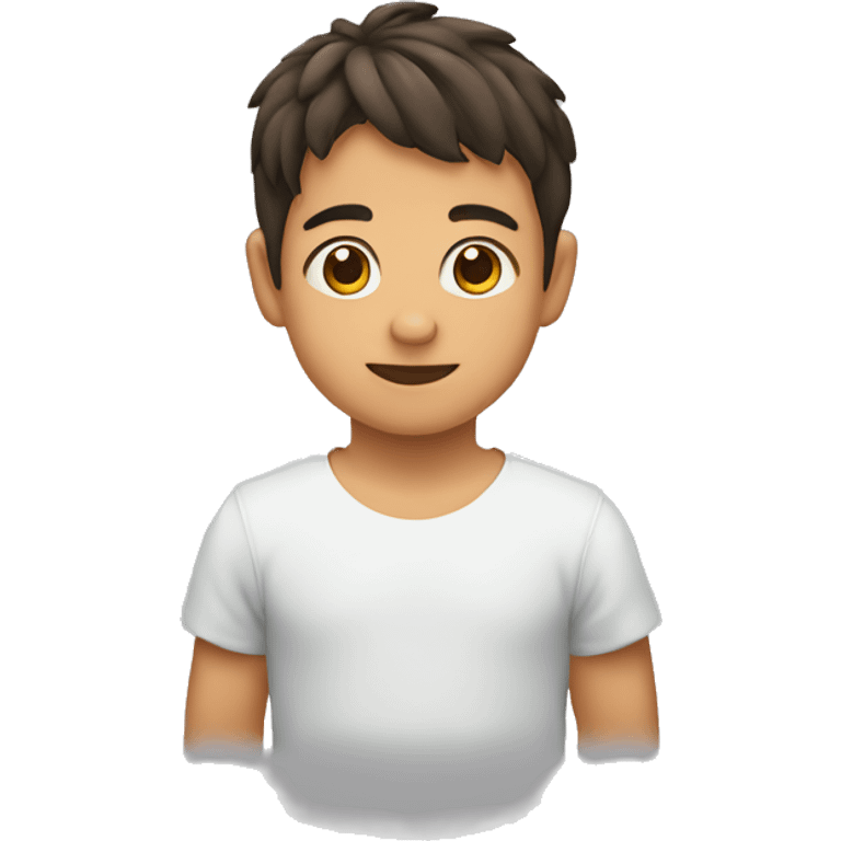 Niño gupi con pecas  emoji