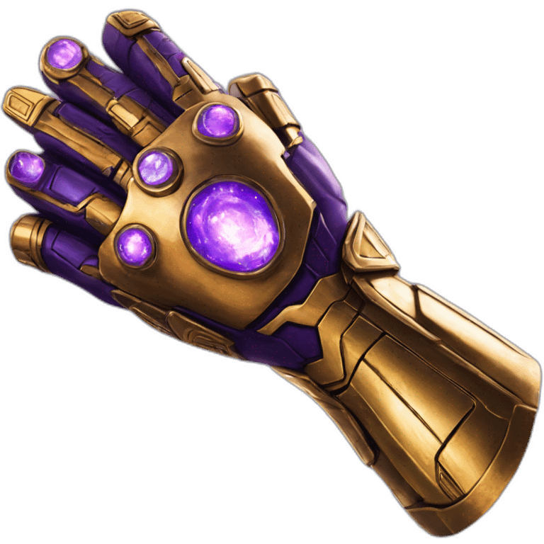 Thanos infinity gauntlet emoji