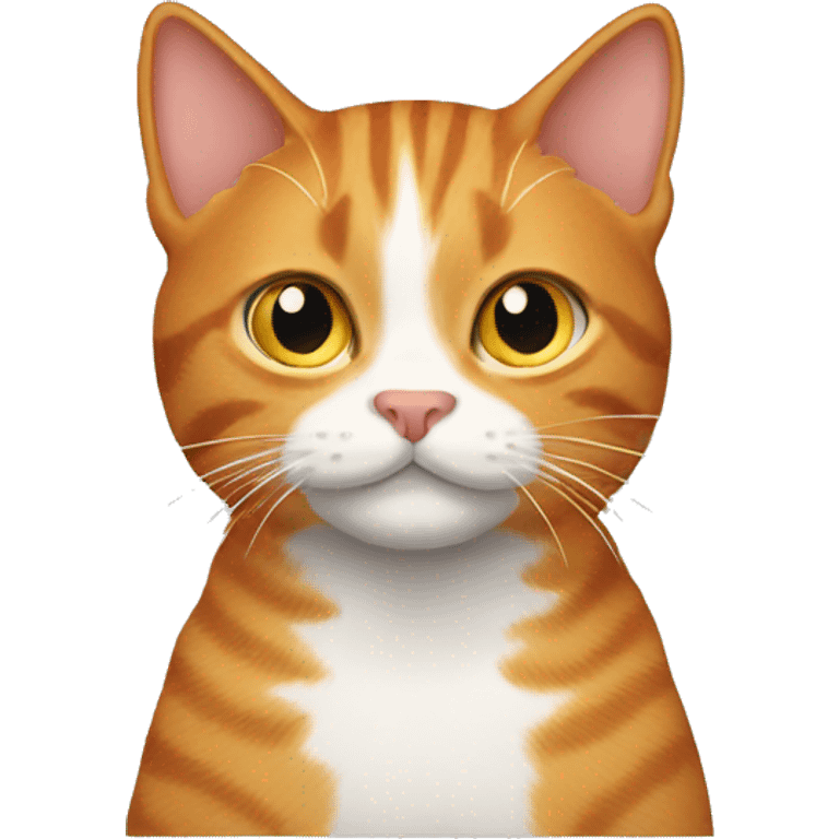 Full ginger tabby cat emoji