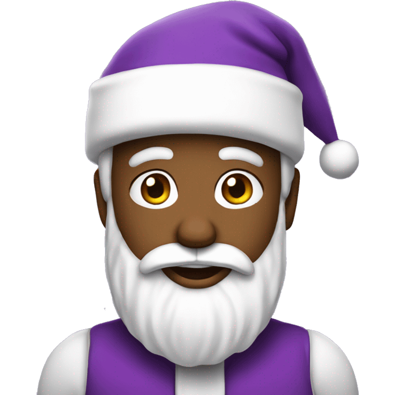 Purple Santa Claus emoji