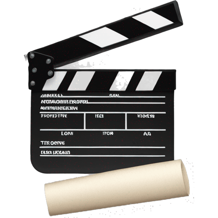 clapper board emoji