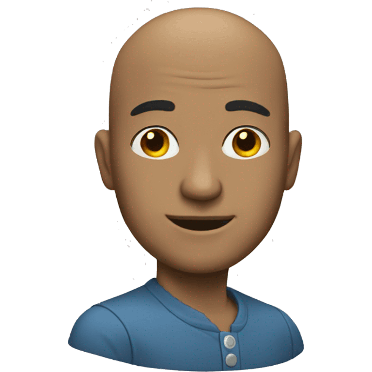 A man with bald  emoji