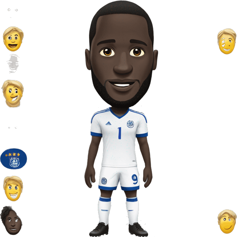 I want you to create an emoji of a football player, Romelu Lukaku  emoji