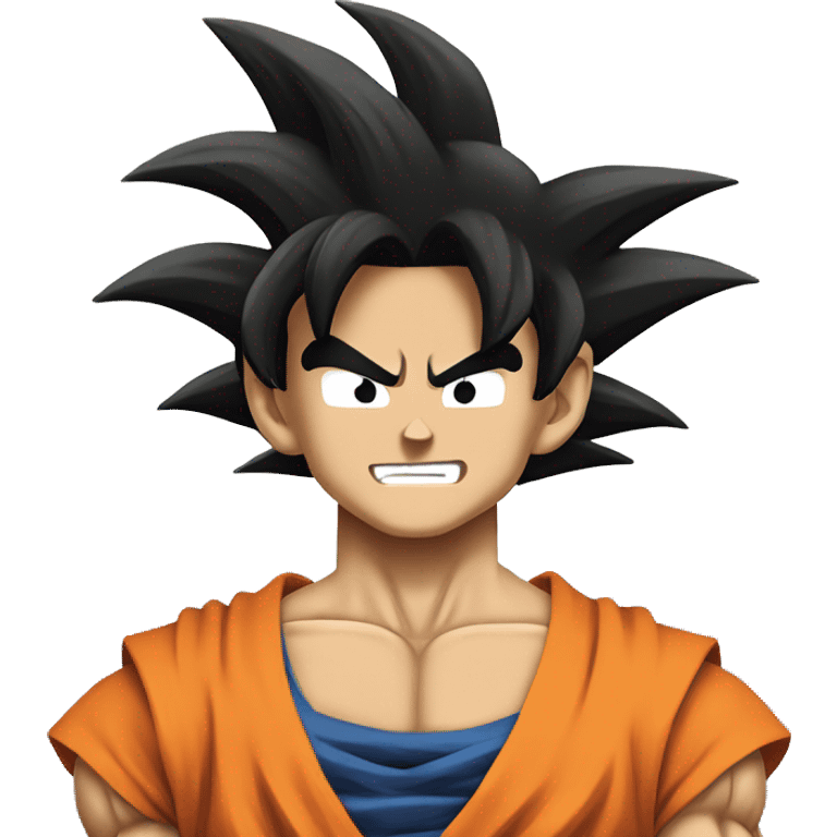 Goku doing the kameamea emoji