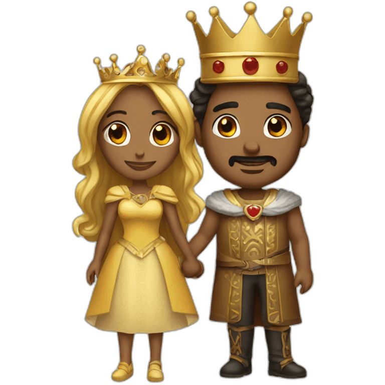 King and queen loved emoji