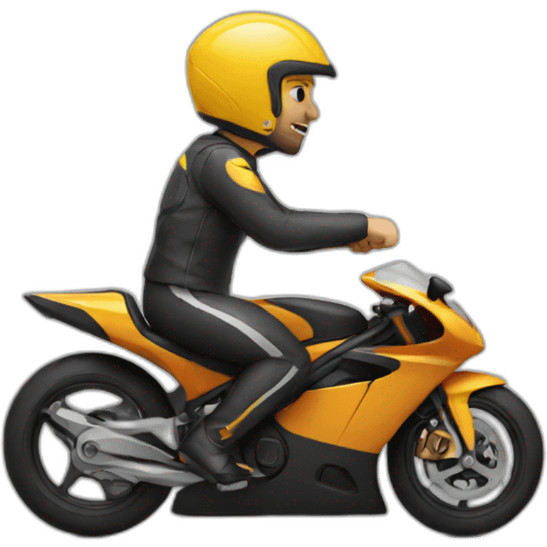 Bikers speed emoji