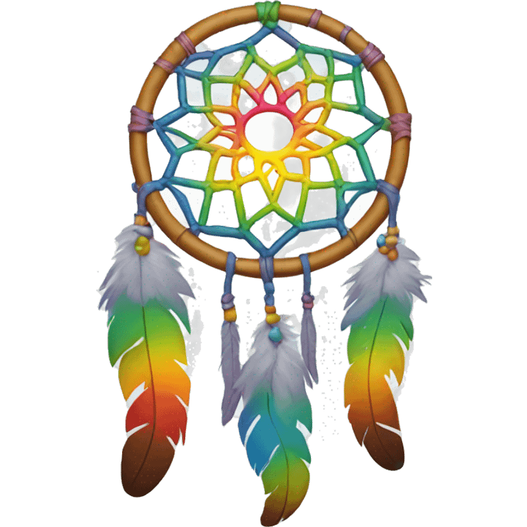 rainbow dreamcatcher emoji