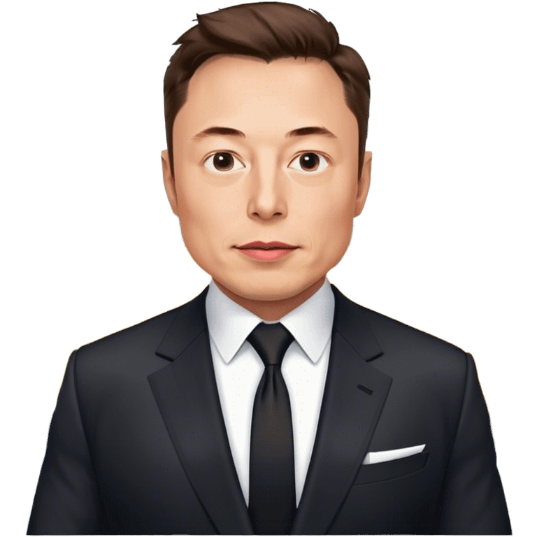 elon musk with parking emoji