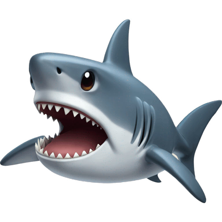 shark with tophet emoji