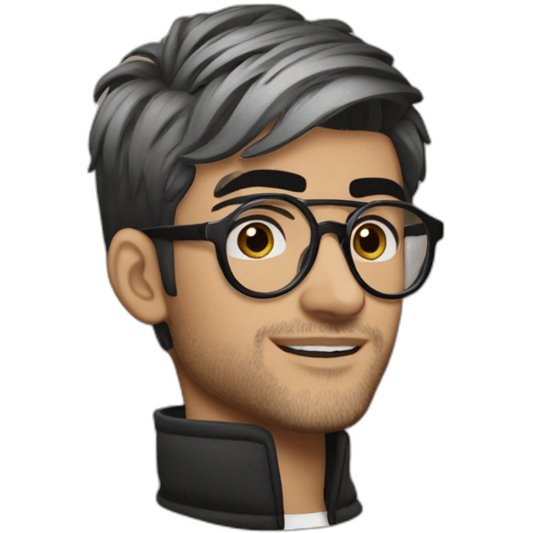 zayn malik sporting a pair of spectacles emoji