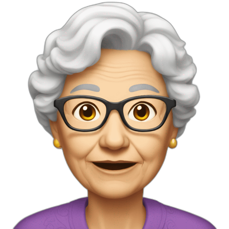 Grand mère emoji