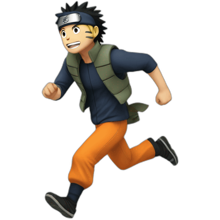 Naruto running emoji