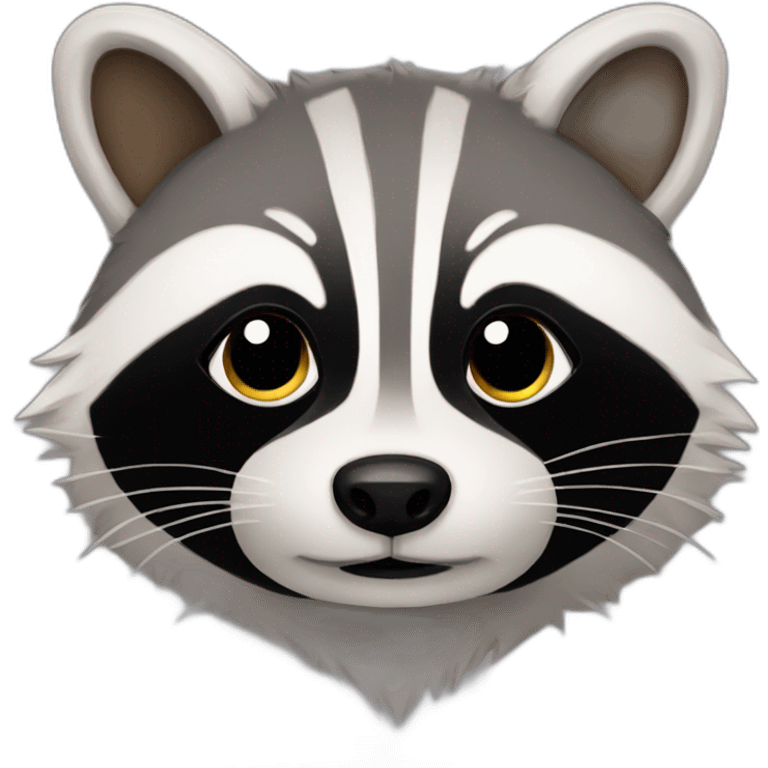 bedtime racoon emoji