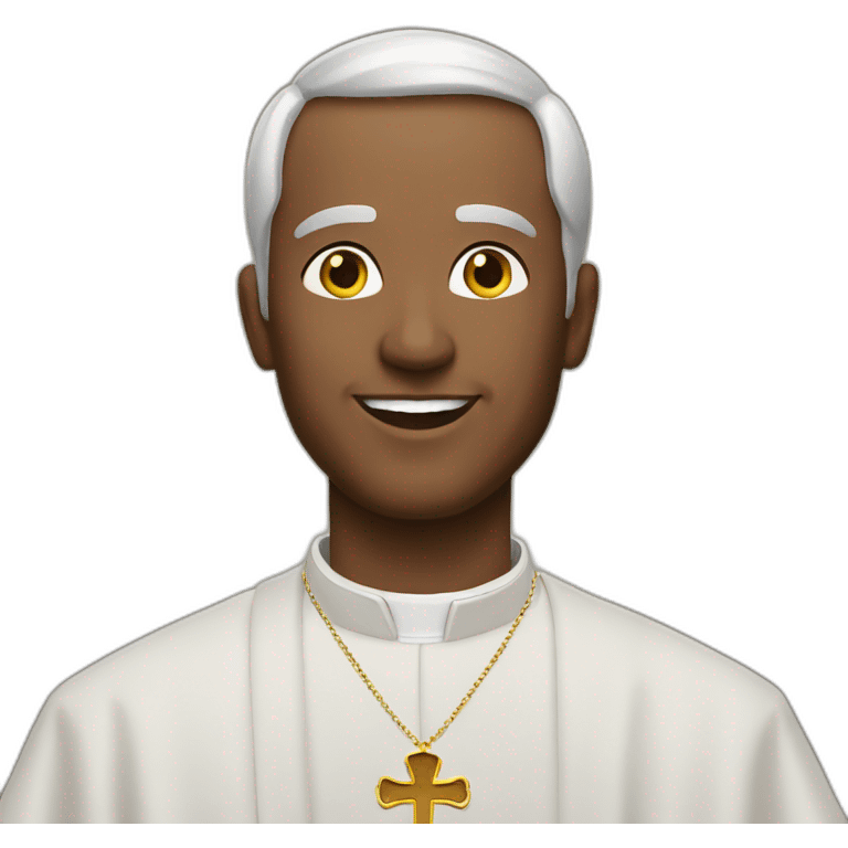 Catholic Priest doing 🤙 emoji