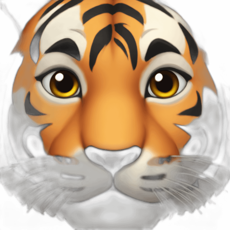 tiger's head emoji