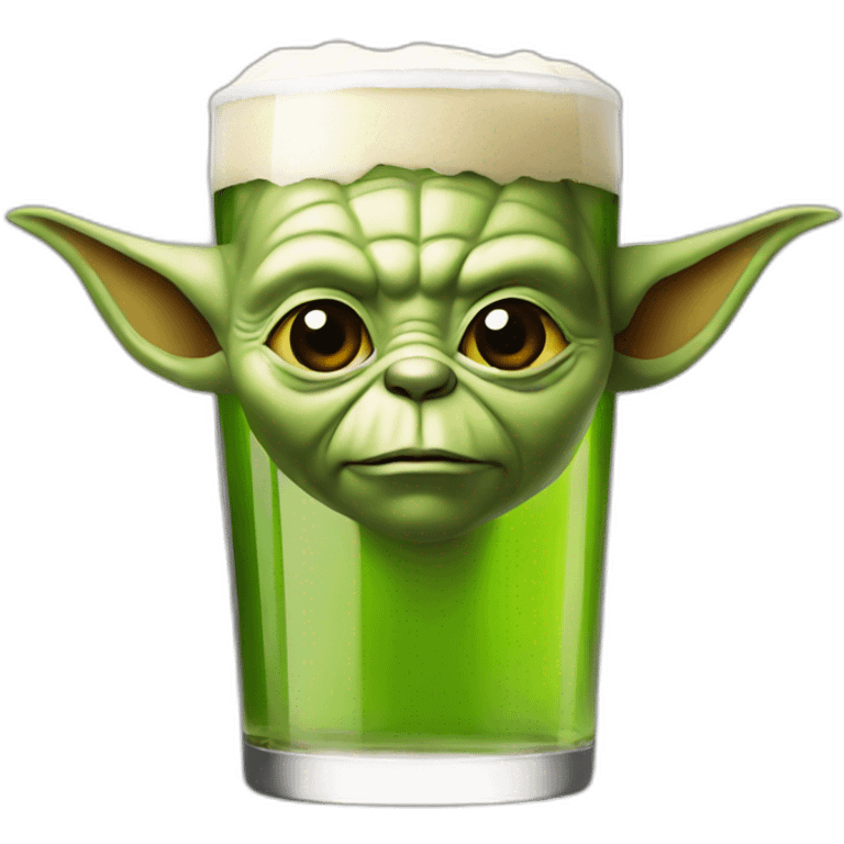 Yoda beer emoji