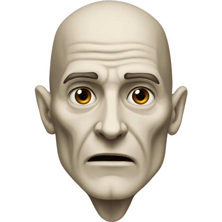 Lord Voldemort without nose emoji