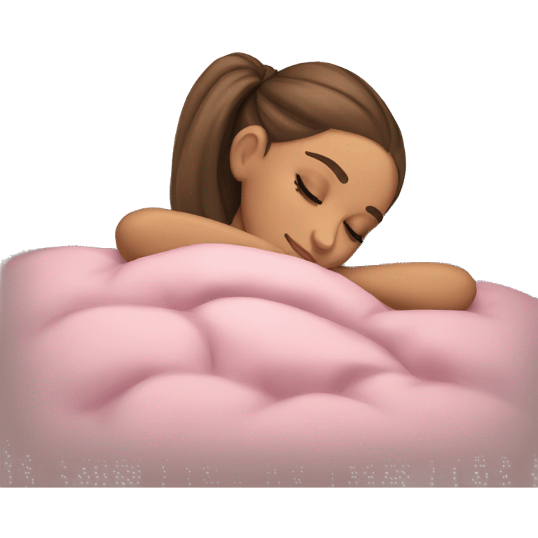 ariana grande sleeping emoji