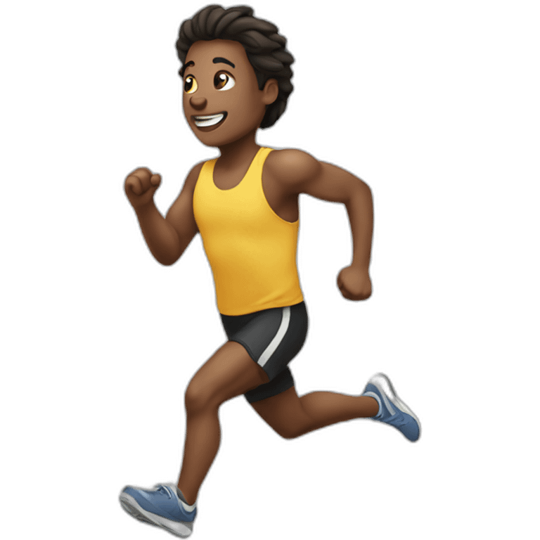 running emoji