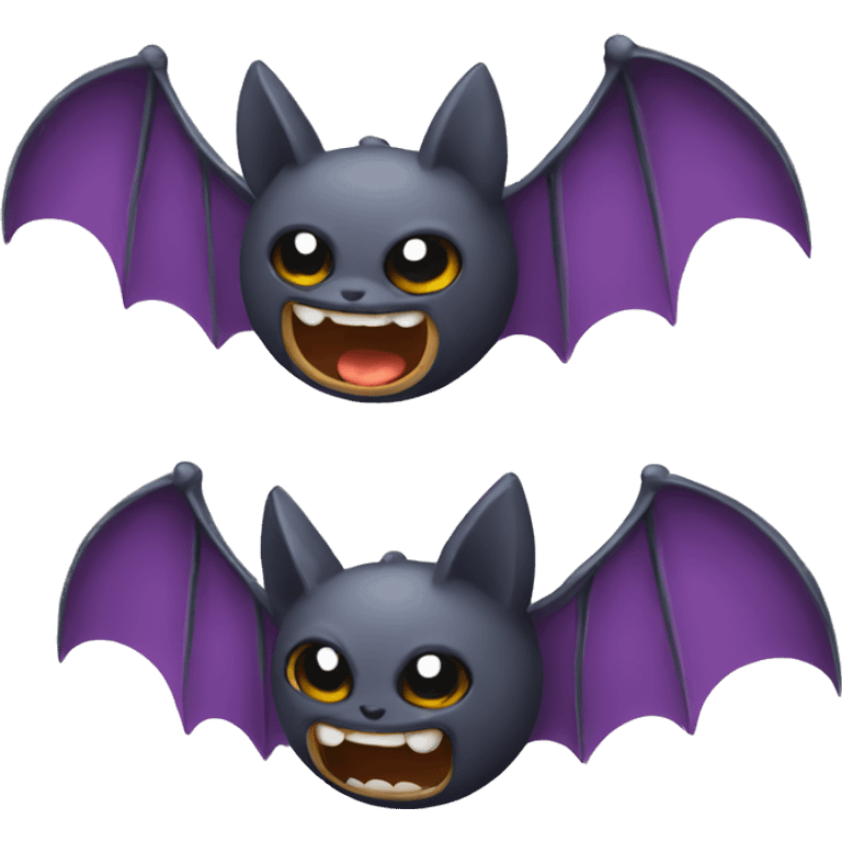 fighting bats emoji