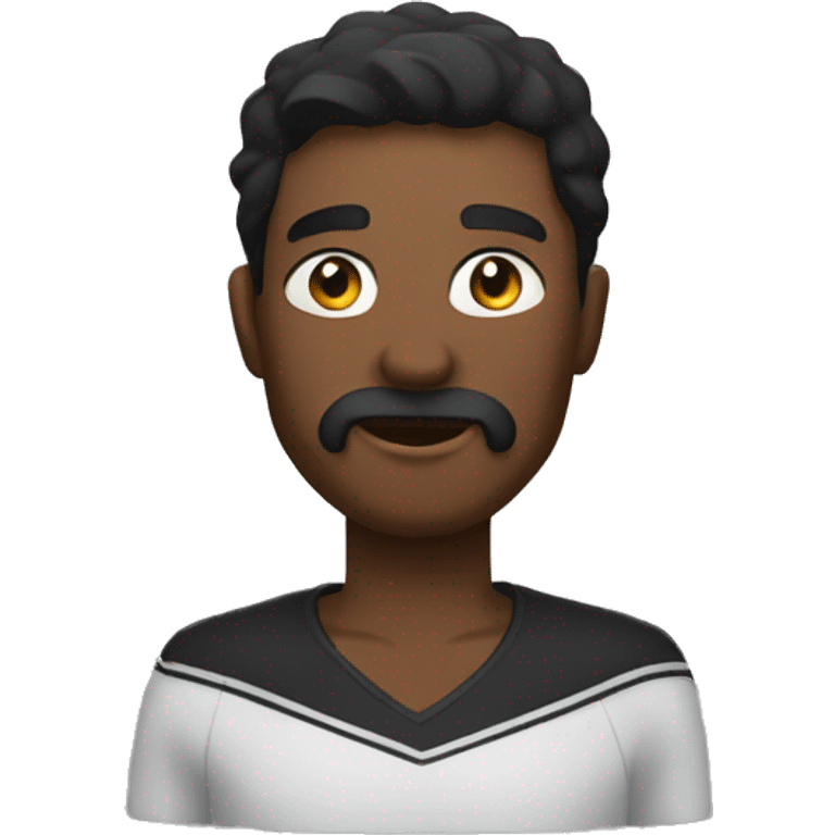 Homme noir en kamis  emoji