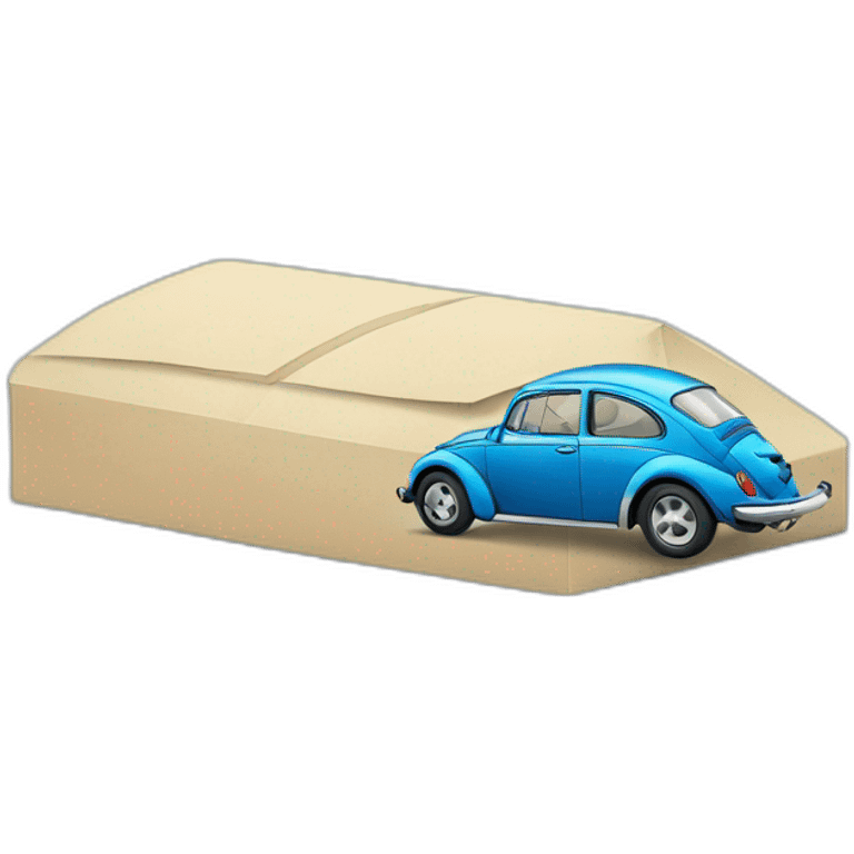 blue vw beetle emoji