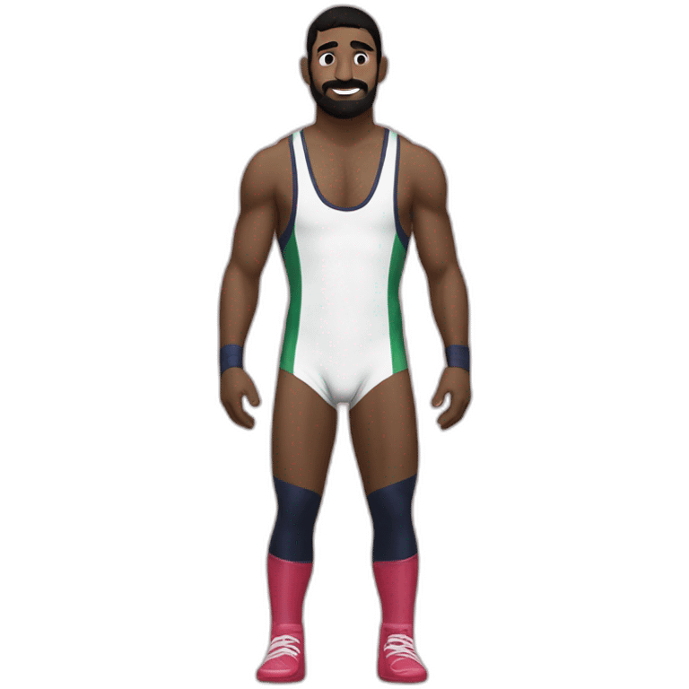 Chakir Ansari in olympic wrestling  emoji