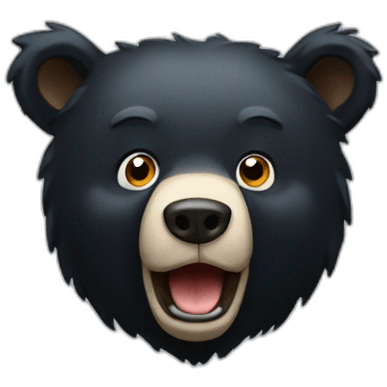 Black bear gas emoji