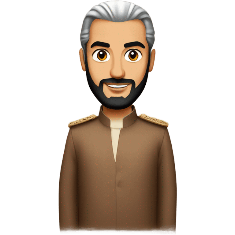 Prince Mohammed bin Salman in a brown dress emoji