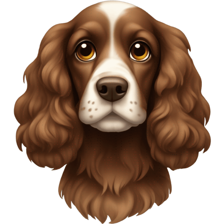 brown spaniel  emoji