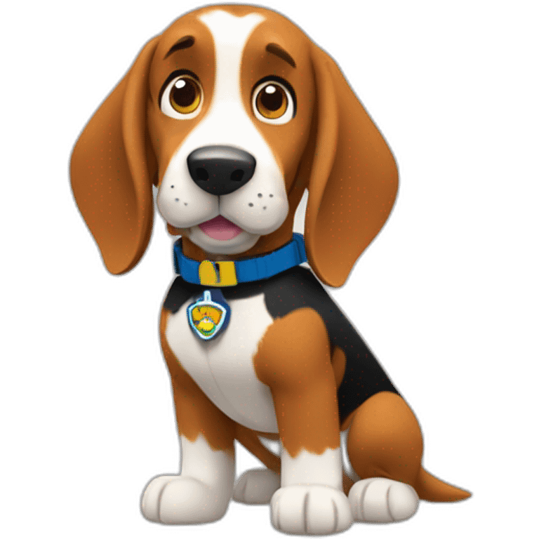 paw patrol basset emoji