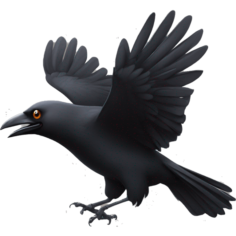 Flying Crow android emoji