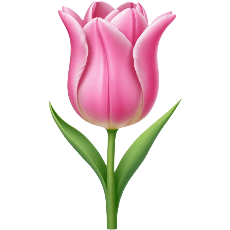 a light pink tulip emoji