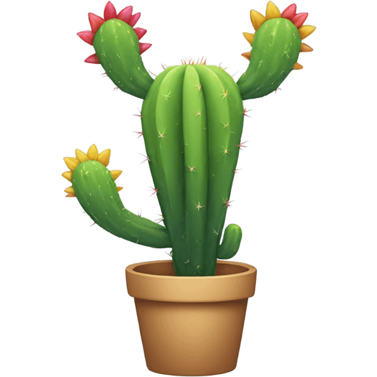 Rainbow cactus  emoji