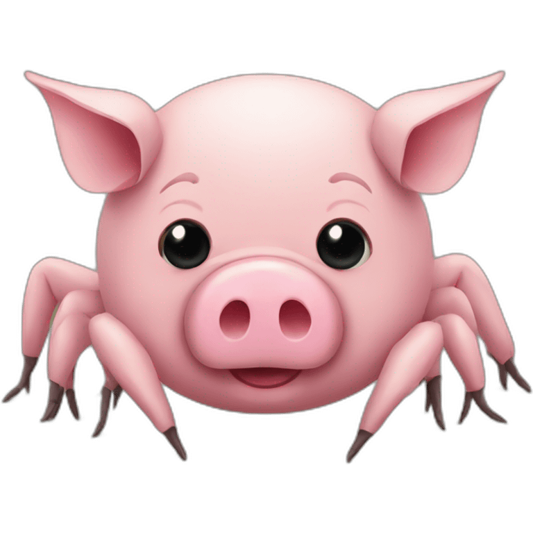 pig spider emoji