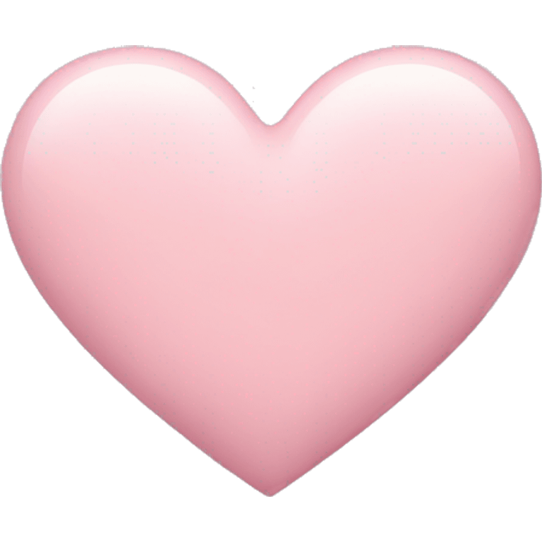 pastel pink heart emoji