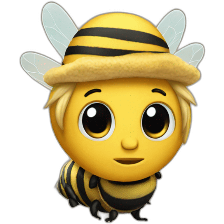 Donald Trump as bee emoji