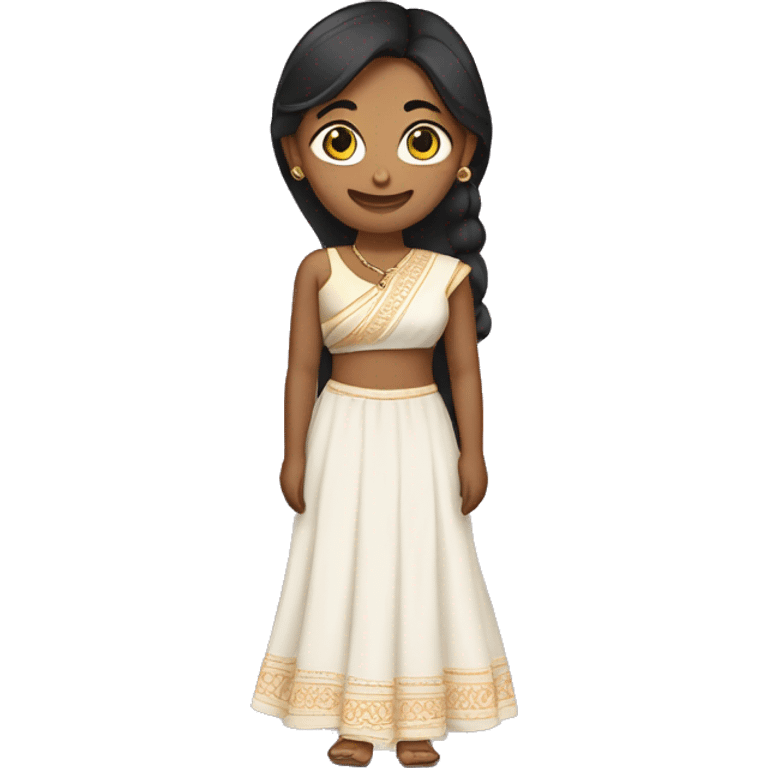 My girlfriend name is chanchal. She wears indan dress. emoji