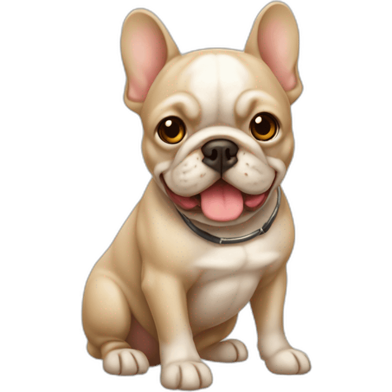 Bouledogue français beige  emoji