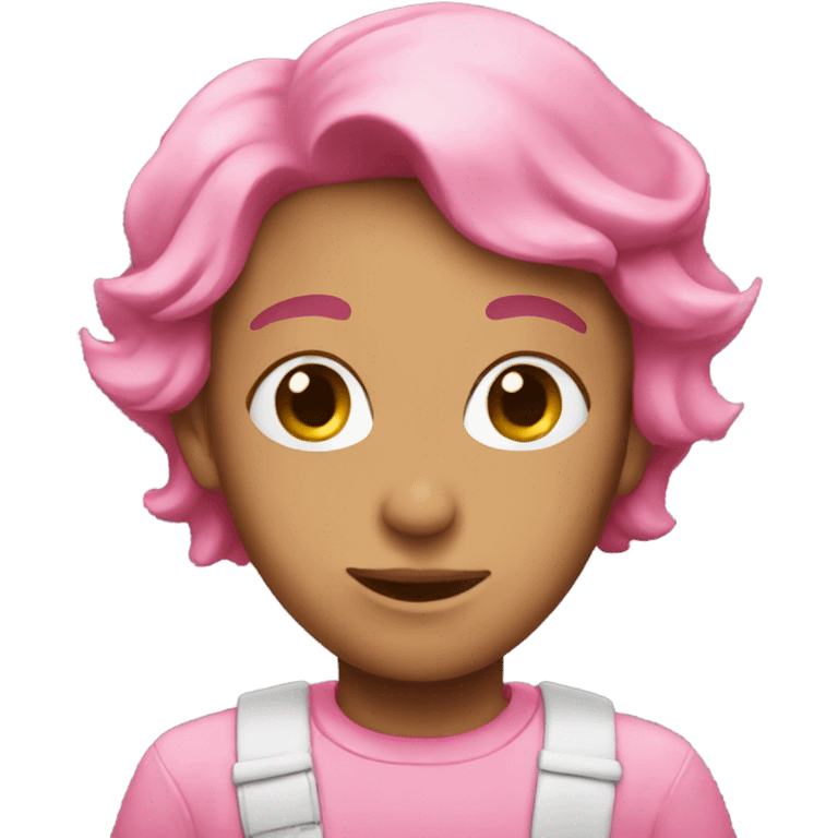 Pink start  emoji