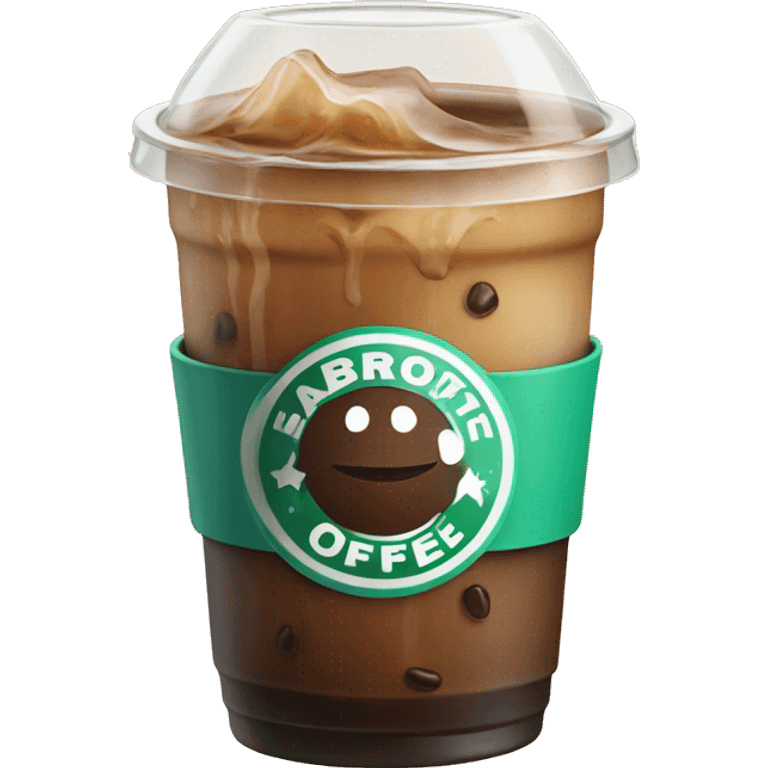 Iced coffee emoji