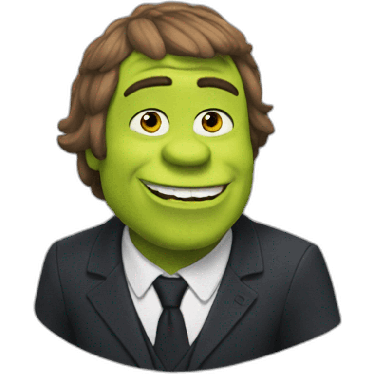 Macron sur Shrek  emoji