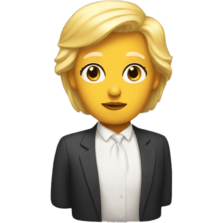 Feminine Donald Trump emoji