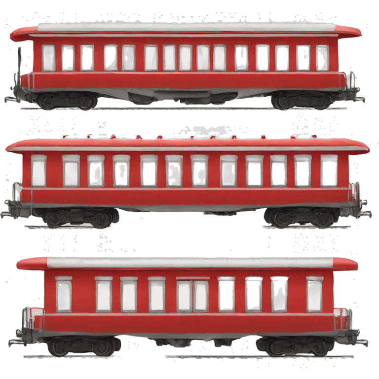 tren con las puertas rojas  emoji