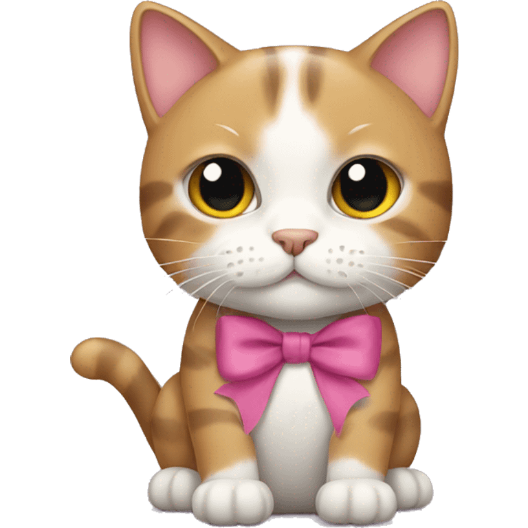 cat with bow emoji