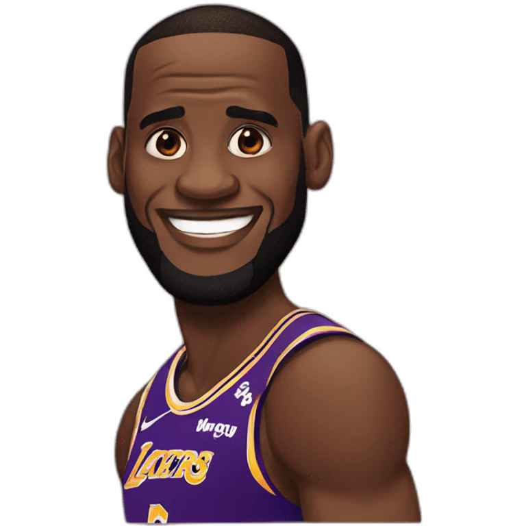 lebron james in love emoji