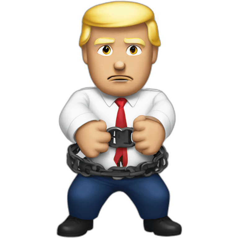 trump-in-handcuffs emoji